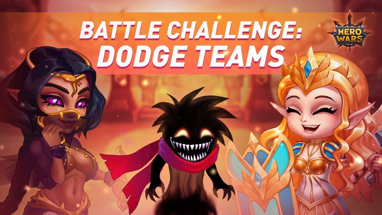 Hero Wars Corvus Heidi against Aurora Yasmine(dodge team)
