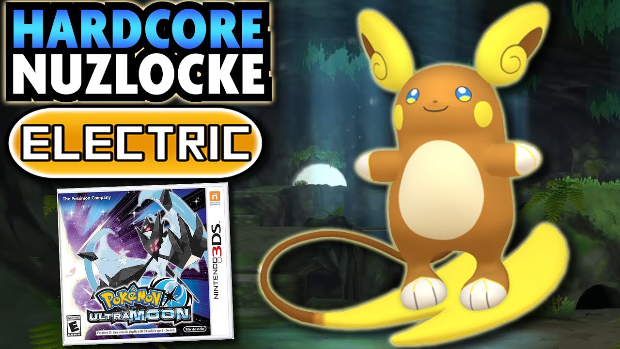 Pokemon Ultra Moon Hardcore Nuzlocke - Electric Pokemon ONLY! (No Items / No Overleveling)