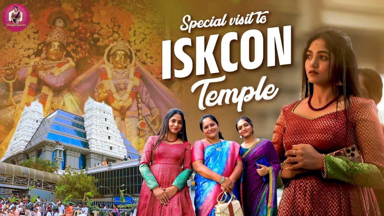 Special Visit to📍ISKON Bangalore |  ಶ್ರೀ ಕೃಷ್ಣ ಜನ್ಮಾಷ್ಟಮಿ 🙏🏻✨| ಹರೇ ರಾಮ ಹರೇ ಕೃಷ್ಣ | @bhavyagowda.670