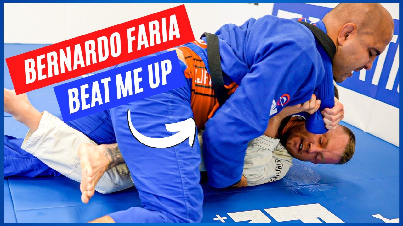 Бернардо Фариа против Джордана обучает джиу-джитсу | Комментарий BJJ Rolling