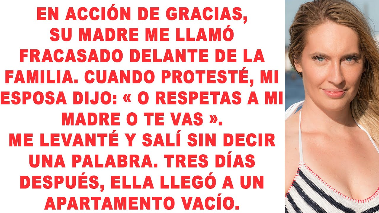 Mi esposa me dio un ultimátum en Acción de Gracias, y mi salida silenciosa condujo a una casa vacía