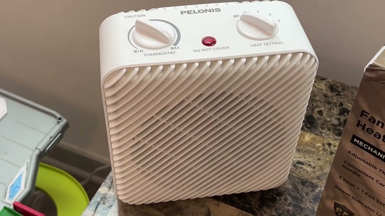 Pelonis Heater 1500w - Fan Forced Electric Heater - PERFECT for Small Spaces!