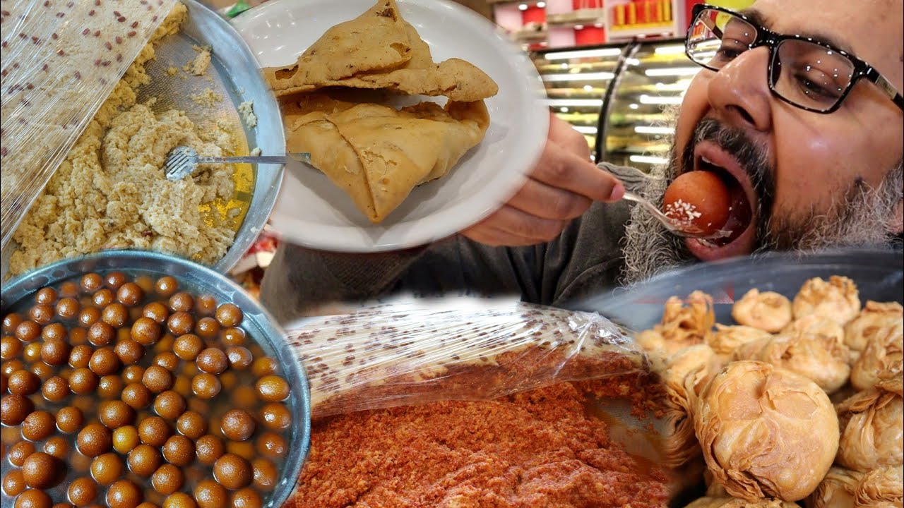 BUTT SAMOSA | Butt Sweets Since 1947 | Gajar Halwa | Daal Halwa | Ladoo | Bangali Gulabjamun