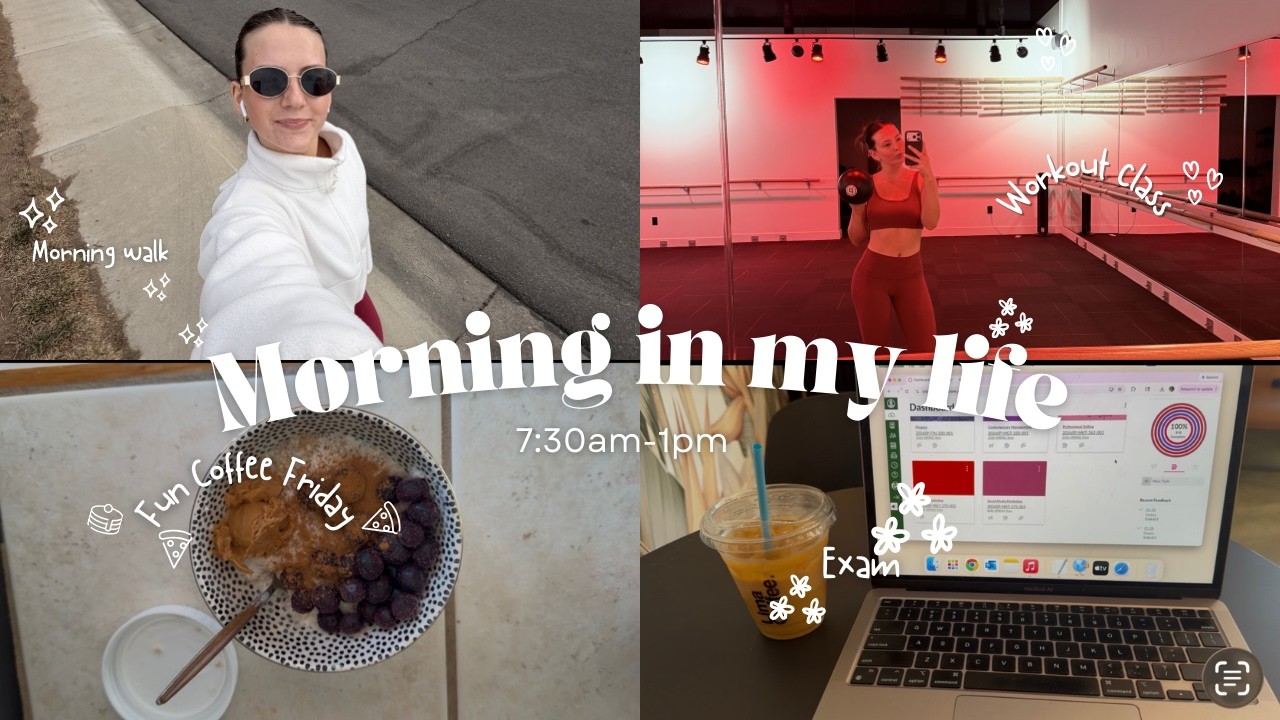 Wellness-focused morning in my life!