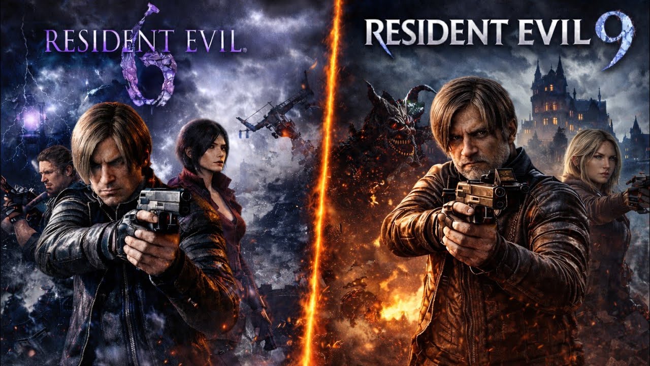 JOGANDO RESIDENT EVIL DO LEON ATÉ LANÇAR O RE:9 (RE:6 PlayStation 5)