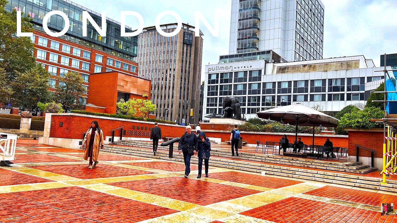 London City Walk | Walking London King's Cross to Oxford Street via Euston | Central London Tour 4K