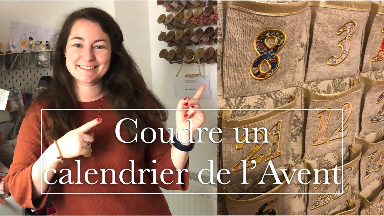 Coudre un grand calendrier de l'Avent en tissu !