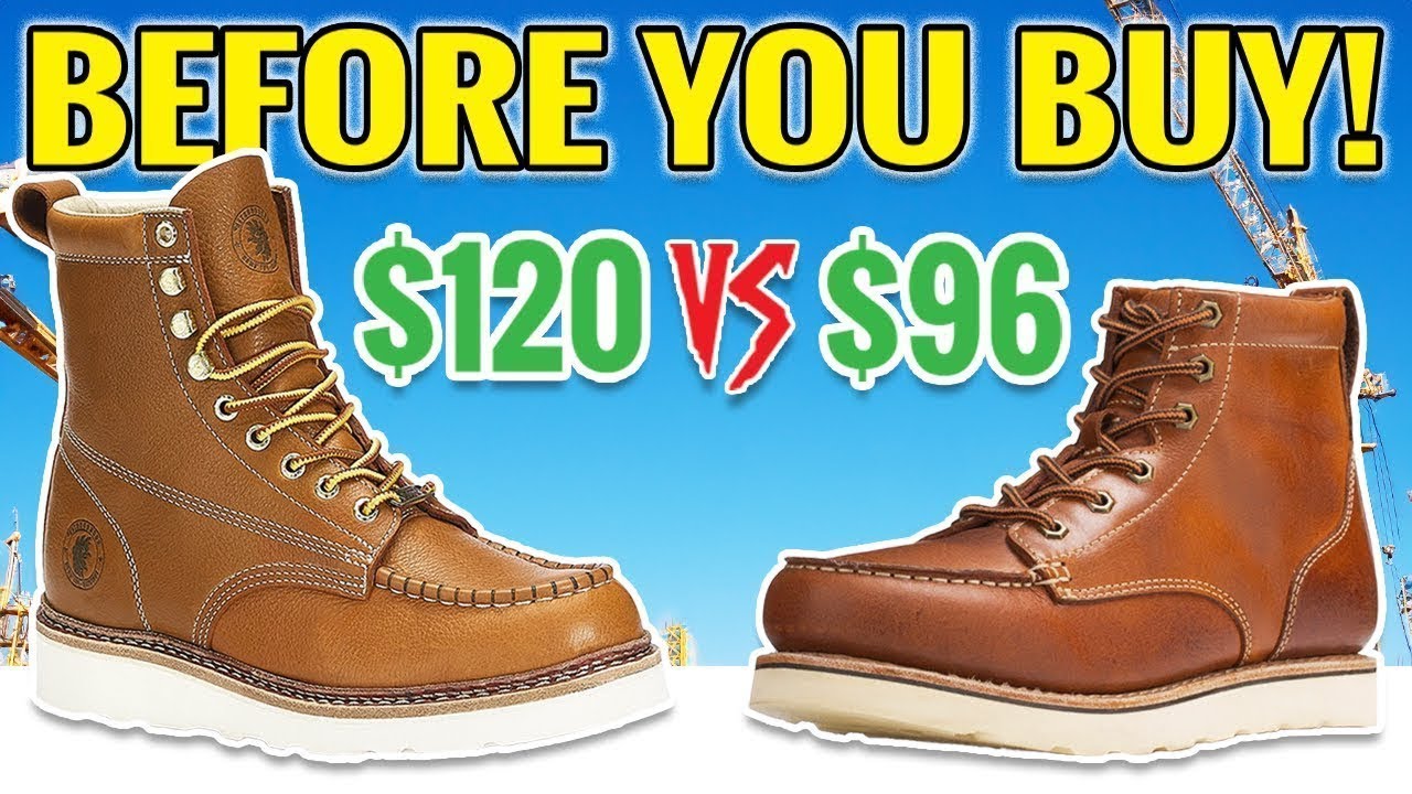 Best Budget Moc Toe Work Boot - Golden Fox vs ROCKROOSTER