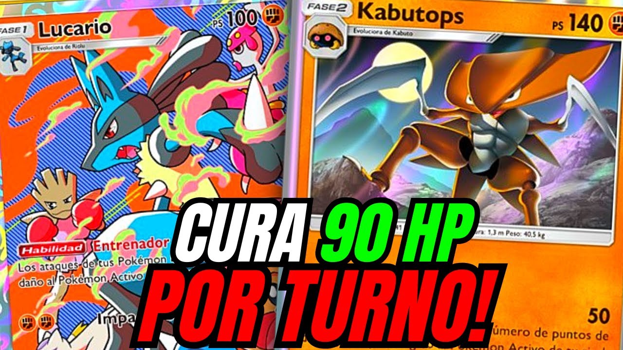 🔄✨ ¡Estrategia de curación con Kabutops y Lucario que domina el juego!