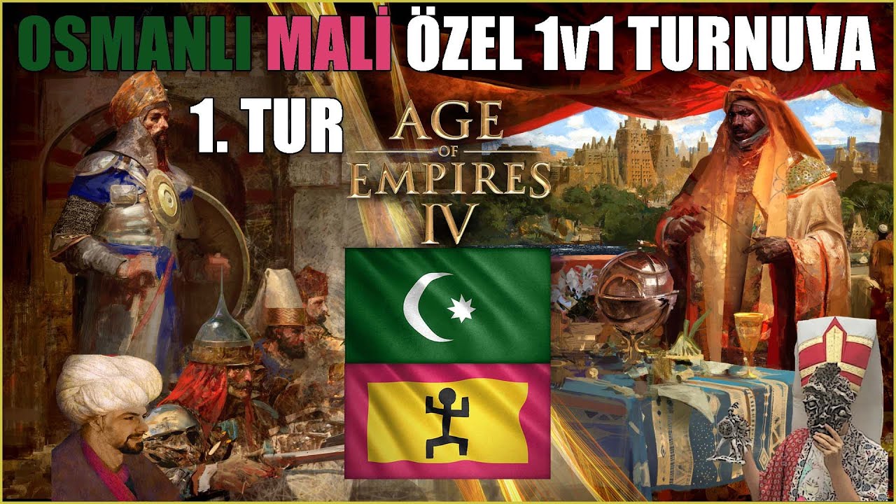 Age of Empires IV GPLEX 1v1 Osmanlı-Mali Turnuvası İLK MAÇLARI | AoE4 Türkçe