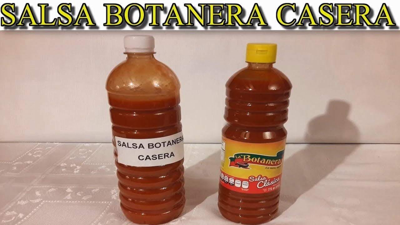 SALSA BOTANERA CASERA RECETA ORIGINAL