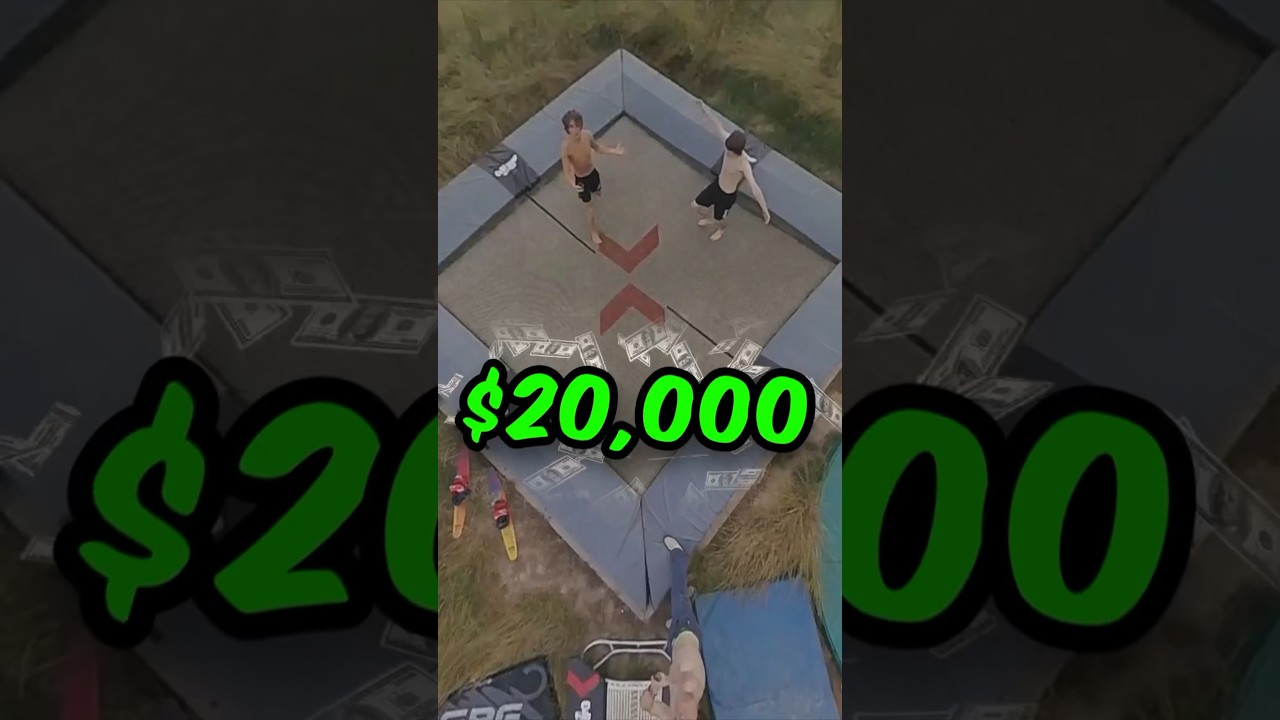 $1 VS $100,000 Trampoline 🤯