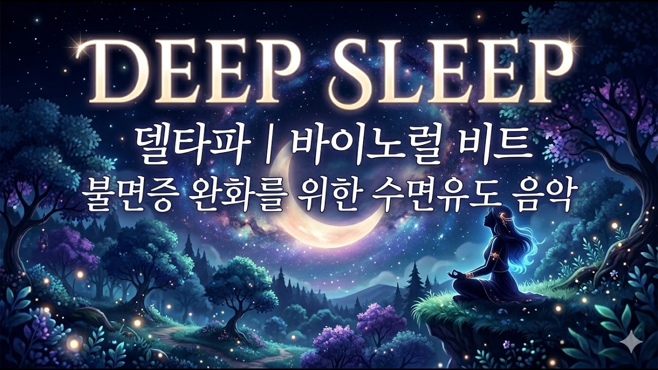 불면증 완화를 위한 뇌파 동조 수면 유도 음악 3시간 연속재생 #수면음악 #불면증완화 #바이노럴비트 #델타파 #뇌파동조  #DeepSleep #수면유도 #BinauralBeats