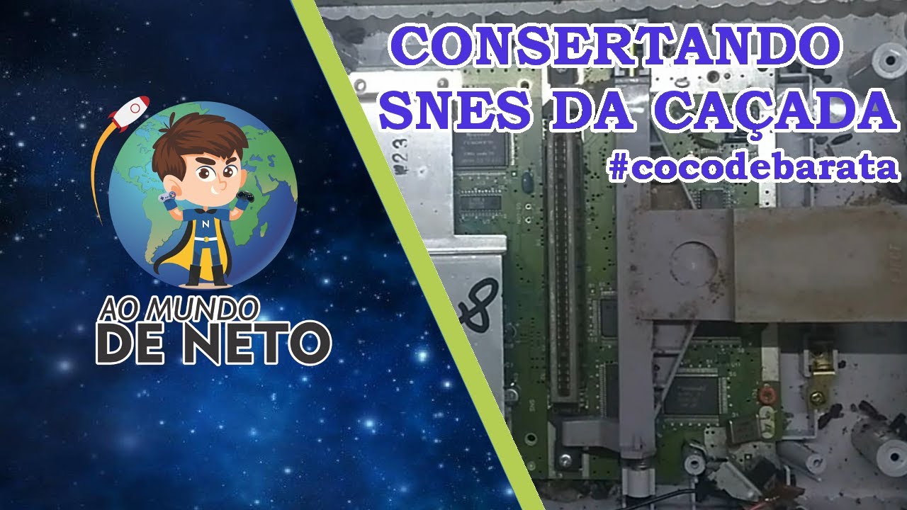 SERÁ QUE DEU CONSERTO O SUPER NINTENDO SUJO DA CAÇADA?