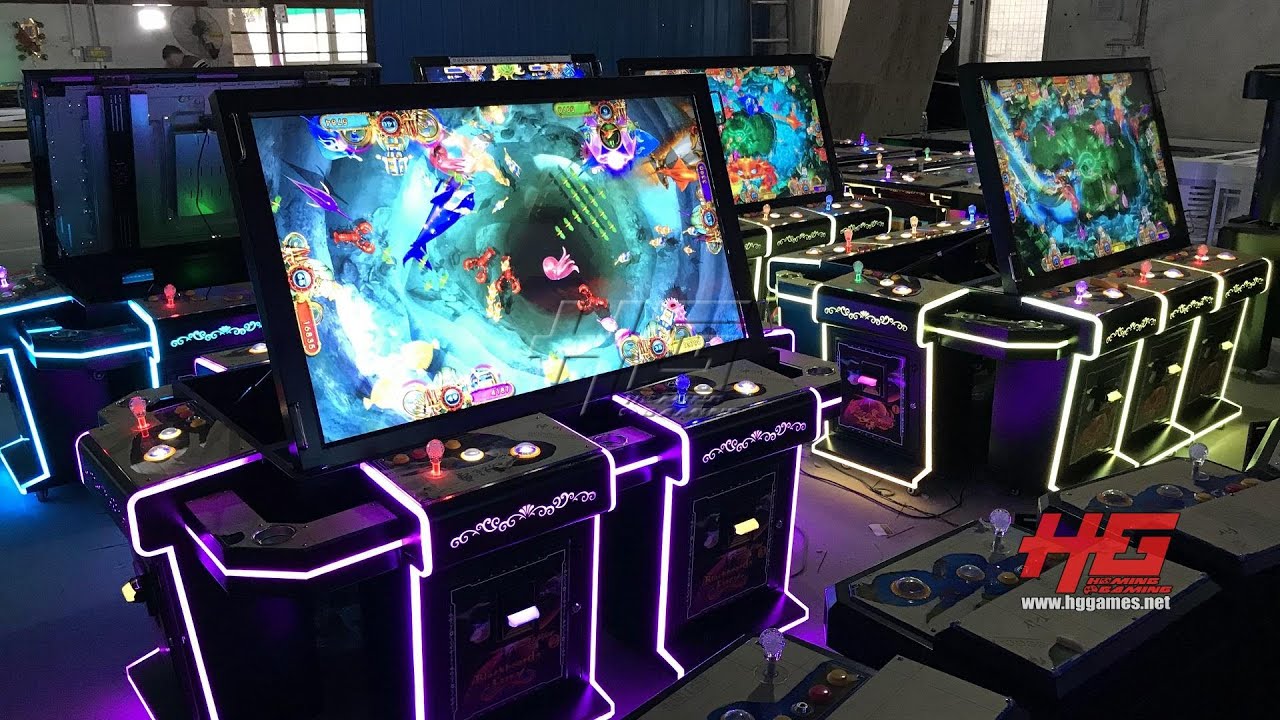2022 HG GAMING Latest 6 Players/8 Players Fish Table Cabinet,4 Players Fish Table Game Machines