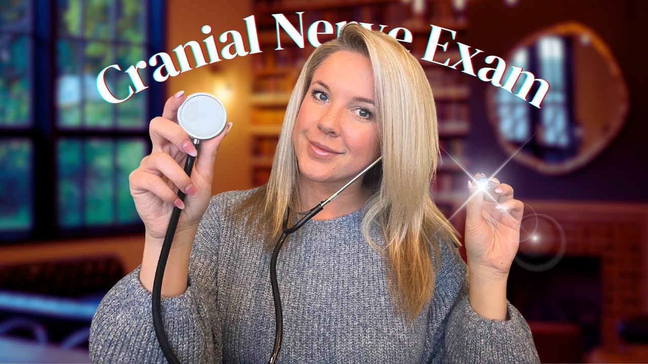 Вид от первого лица: ваш врач подходит слишком близко… Полное обследование черепных нервов ASMR