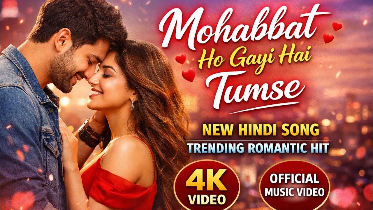 Mohabbat Ho Gayi Hai Tumse || New Hindi Tranding Romantic Hit || 4K Video || Official Music Video