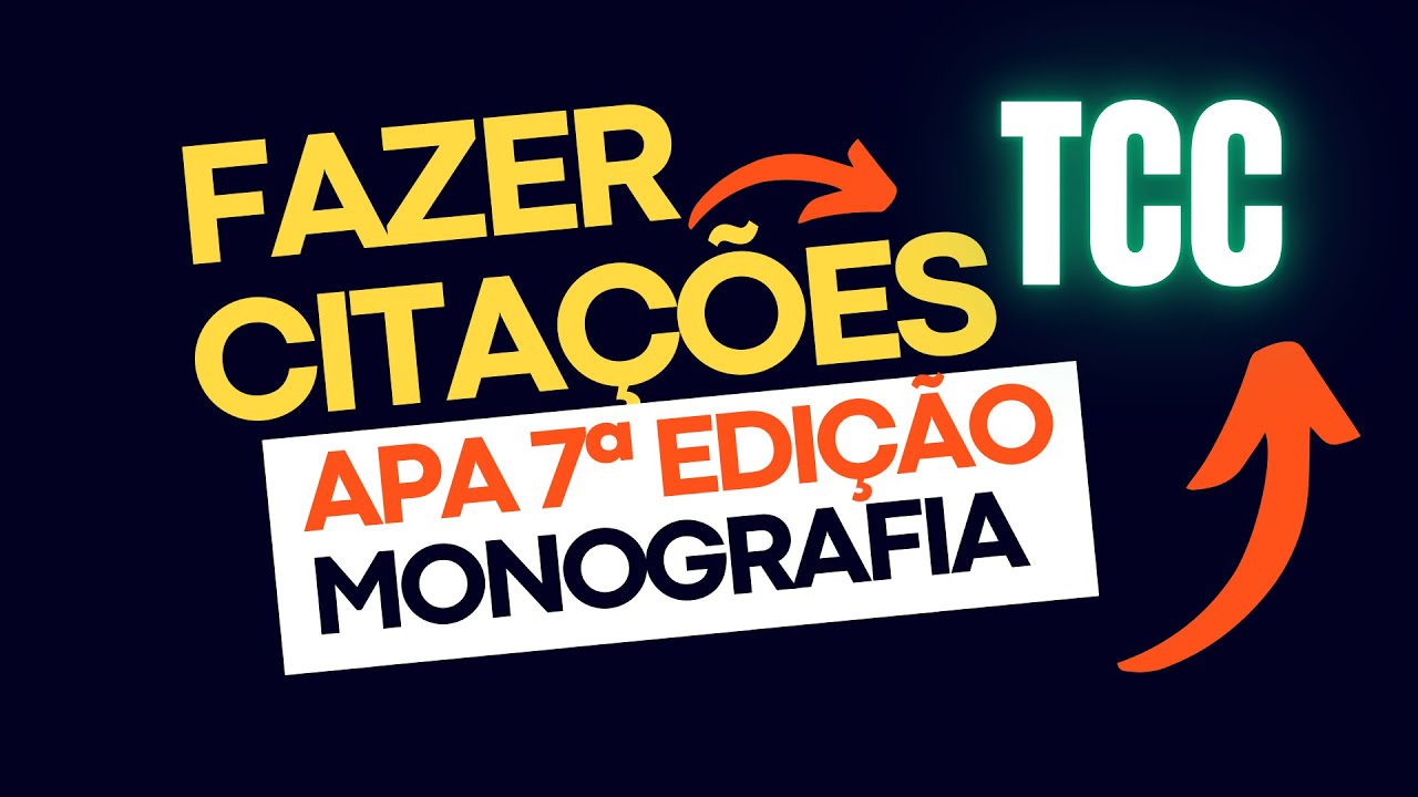 Como fazer Citações usando Norma APA 7ª Edição - EXPLICAÇÃO E EXEMPLOS