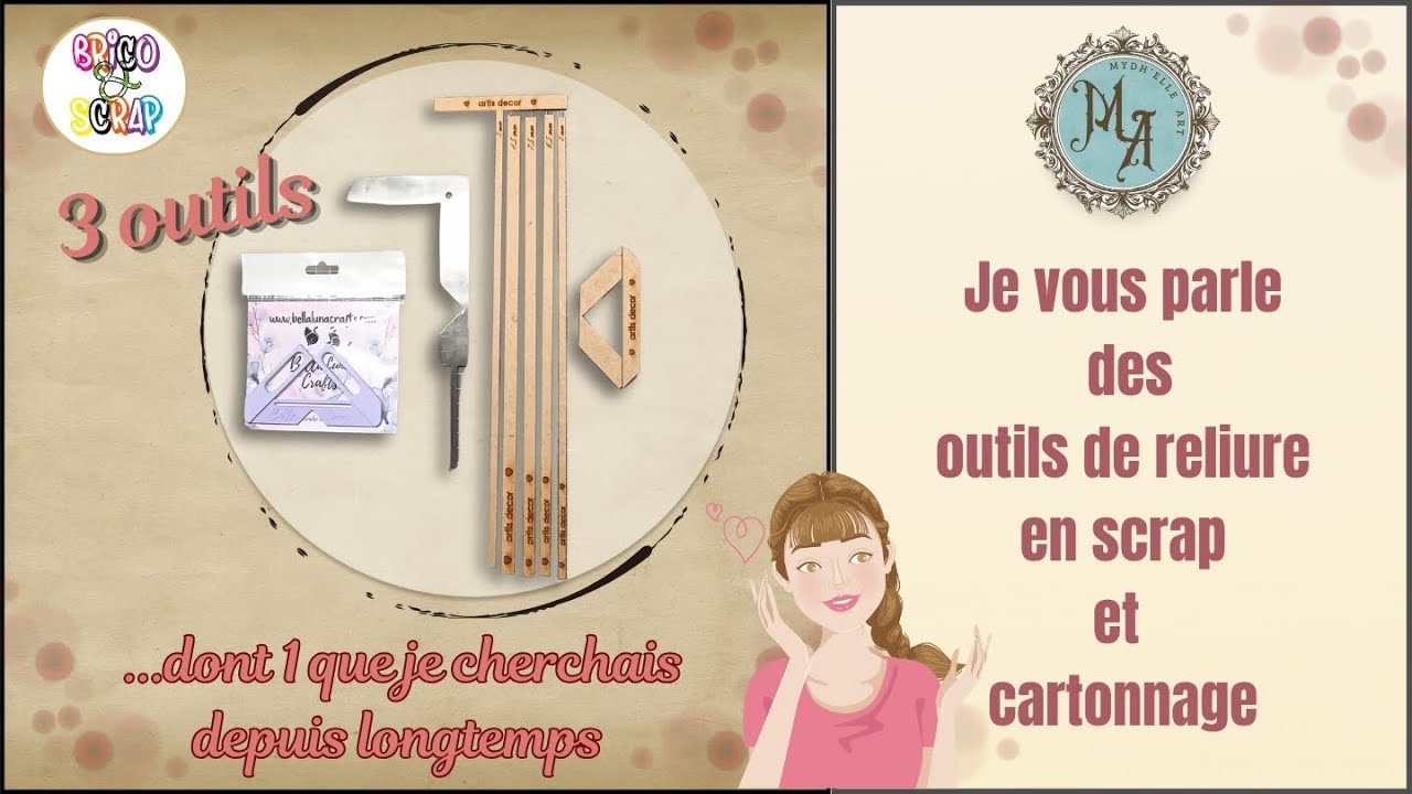 🔍📐 REVUE ET UTILISATION DE DIFFÉRENTS OUTILS DE RELIURE @boutiquebricoscrap3413 #scrapbooking #diy