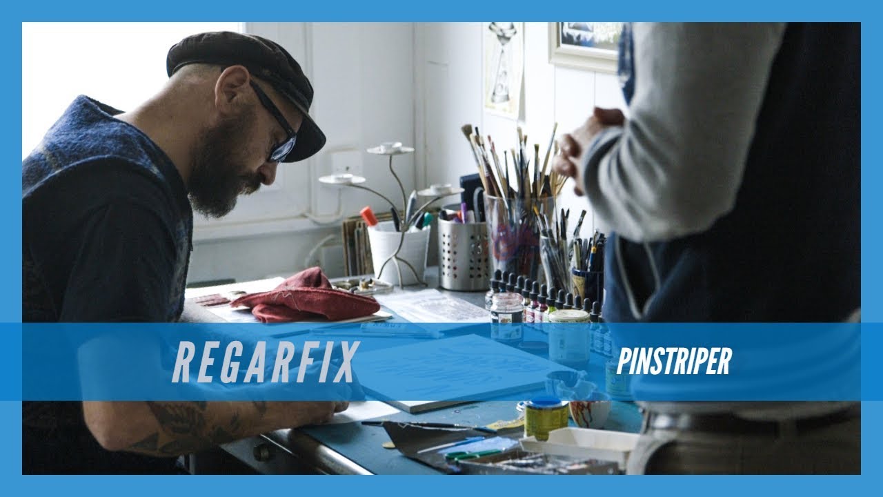 #7 - REGARFIX - PINSTRIPER - HARLEY CHOPPER PANHEAD (Eng sub)  [SIMON'S GARAGE]