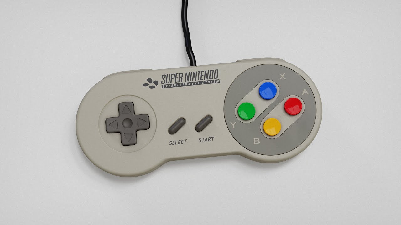Modeler 2023: SNES Gamepad Timelapse (2x speed)