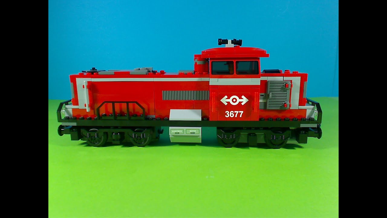 LEGO RED CARGO TRAIN 3677