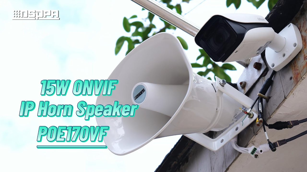 DSPPA | POE170VF 15W ONVIF IP Horn Speaker