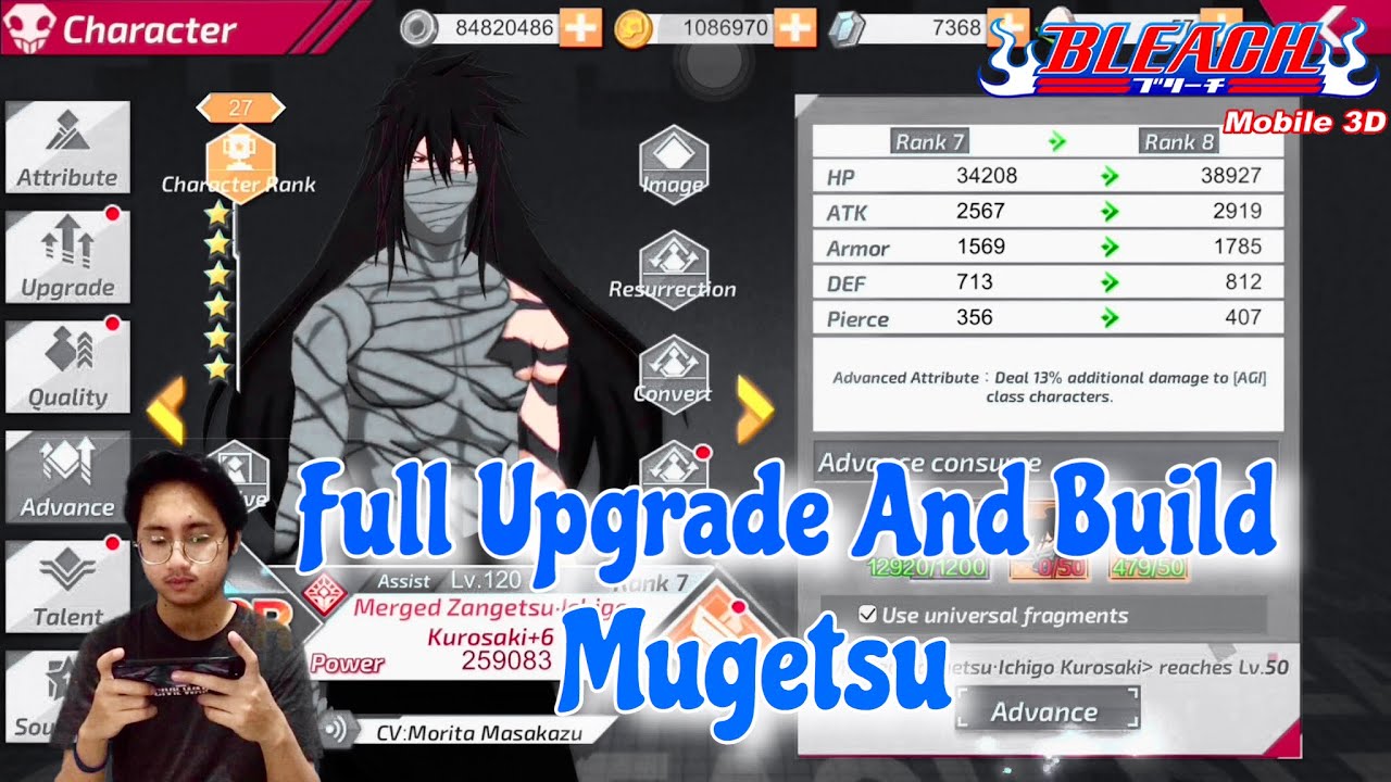 Yeaay..!! Waktunya Full Upgrade And Build Mugetsu | BLEACH MOBILE 3D