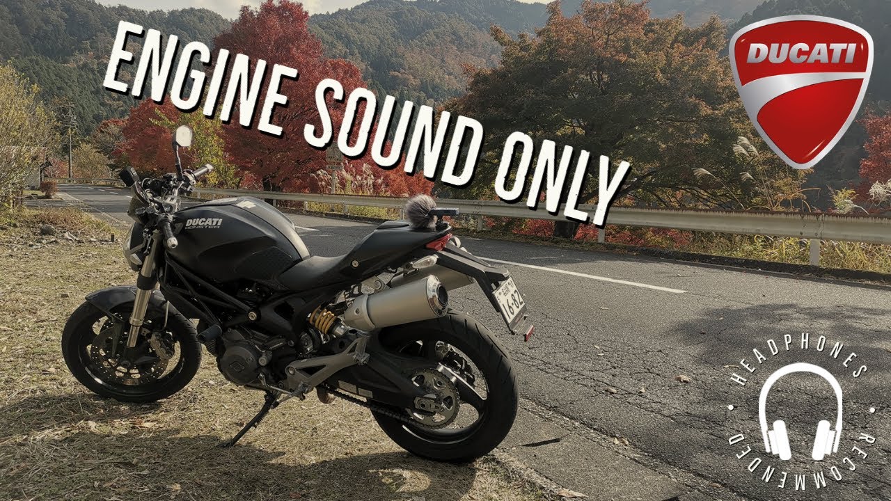 Ducati Monster 696 POV │Fall in Japan │Beautiful Scenery