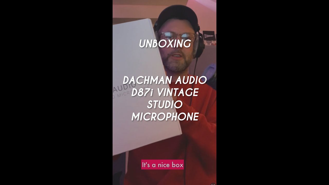 Unboxing my Dachman Audio D87i Vintage Studio Microphone (Neumann U87 clone).
