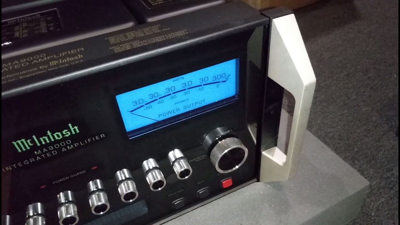 Топовый интегральник Mcintosh MA9000. Распаковка и первое знакомство.