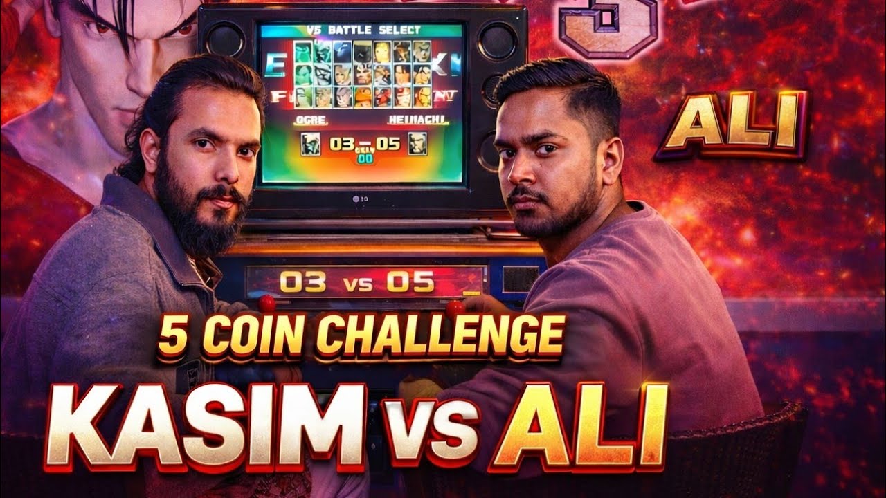 Kasim vs Ali (5coin challenge)Tekken3 game play // Ninja ali yt // #tekken3ninjaaliyt
