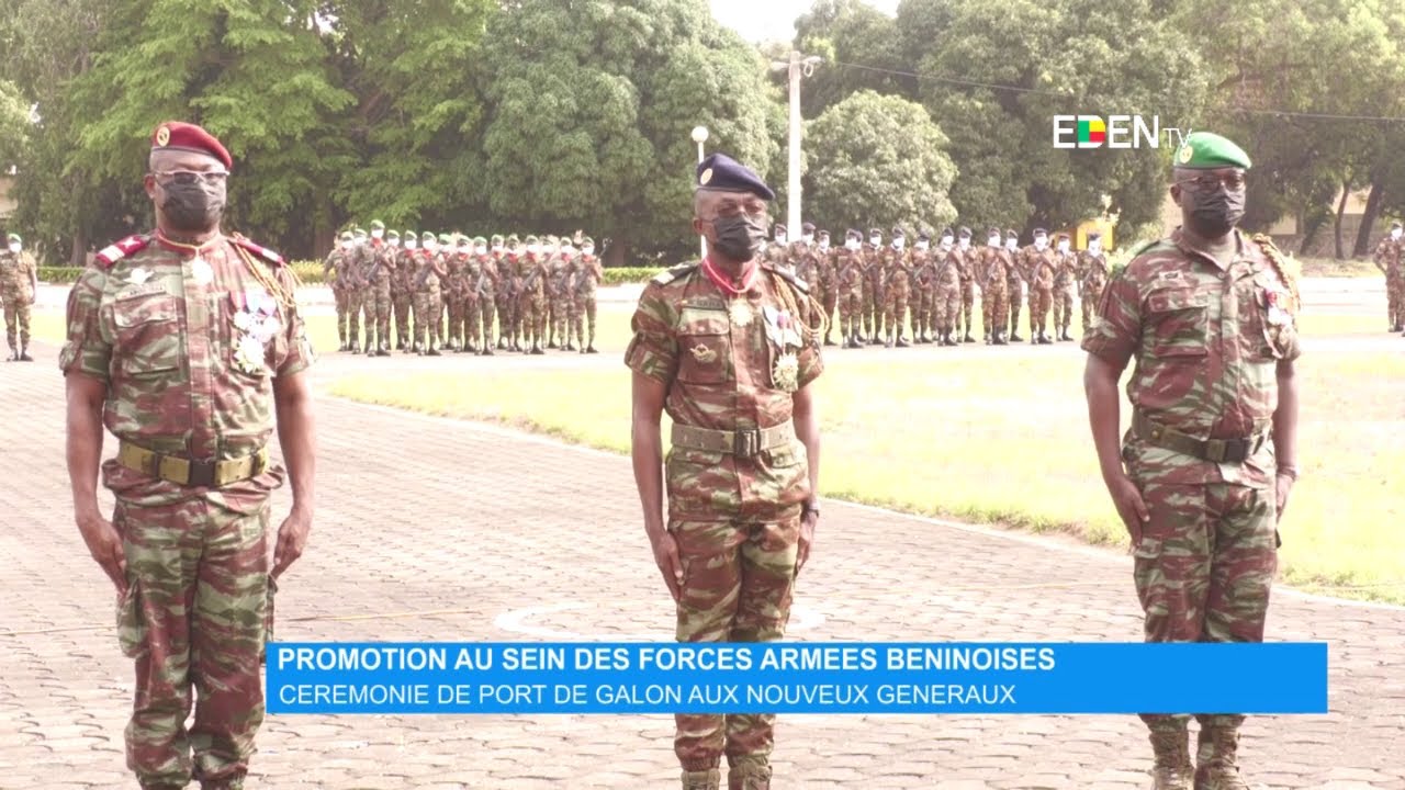 Promotion au sein des forces armées béninoises