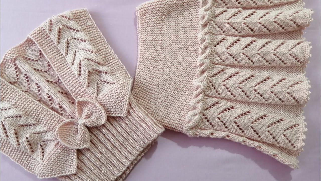 2YAŞA GÖRE AJURLU FİYONKLU ETEK YELEK TAKIMI #KNİTTİNG #BEBEKYELEĞİ #BEBEKÖRGÜ#CROCHET #KOLAYÖRGÜ