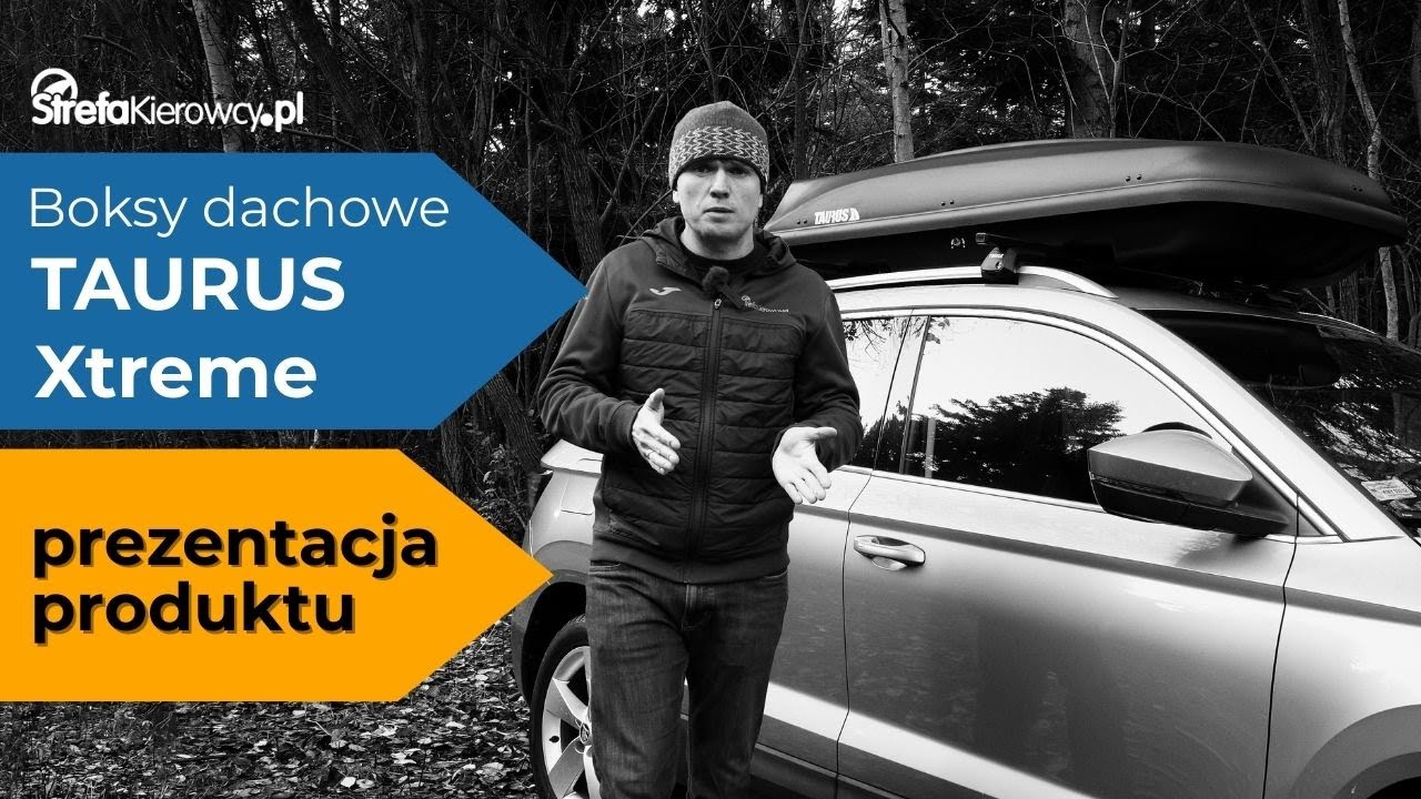 Prezentacja jednego z najtańszych boksów dachowych na rynku - Taurus Xtreme
