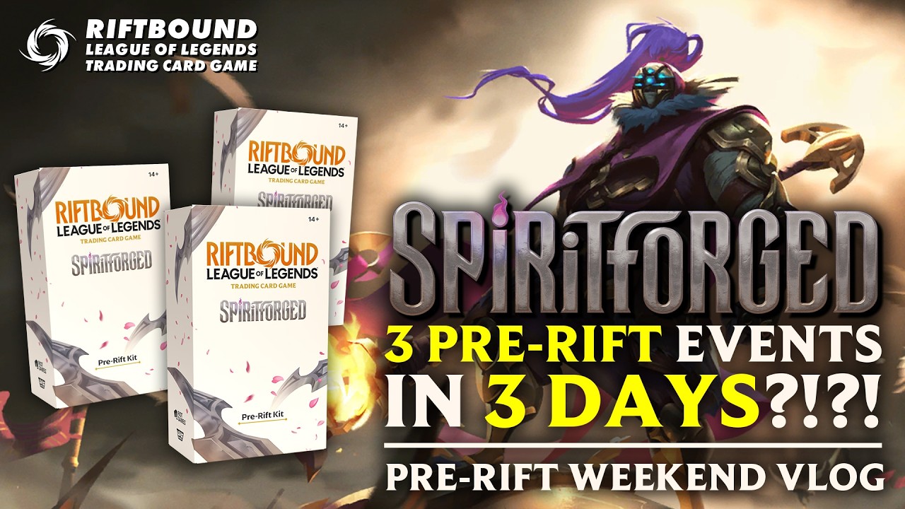 3 Pre-Rift Events in 3 Days!? | Riftbound Spiritforged Pre-Rift Event Weekend Vlog