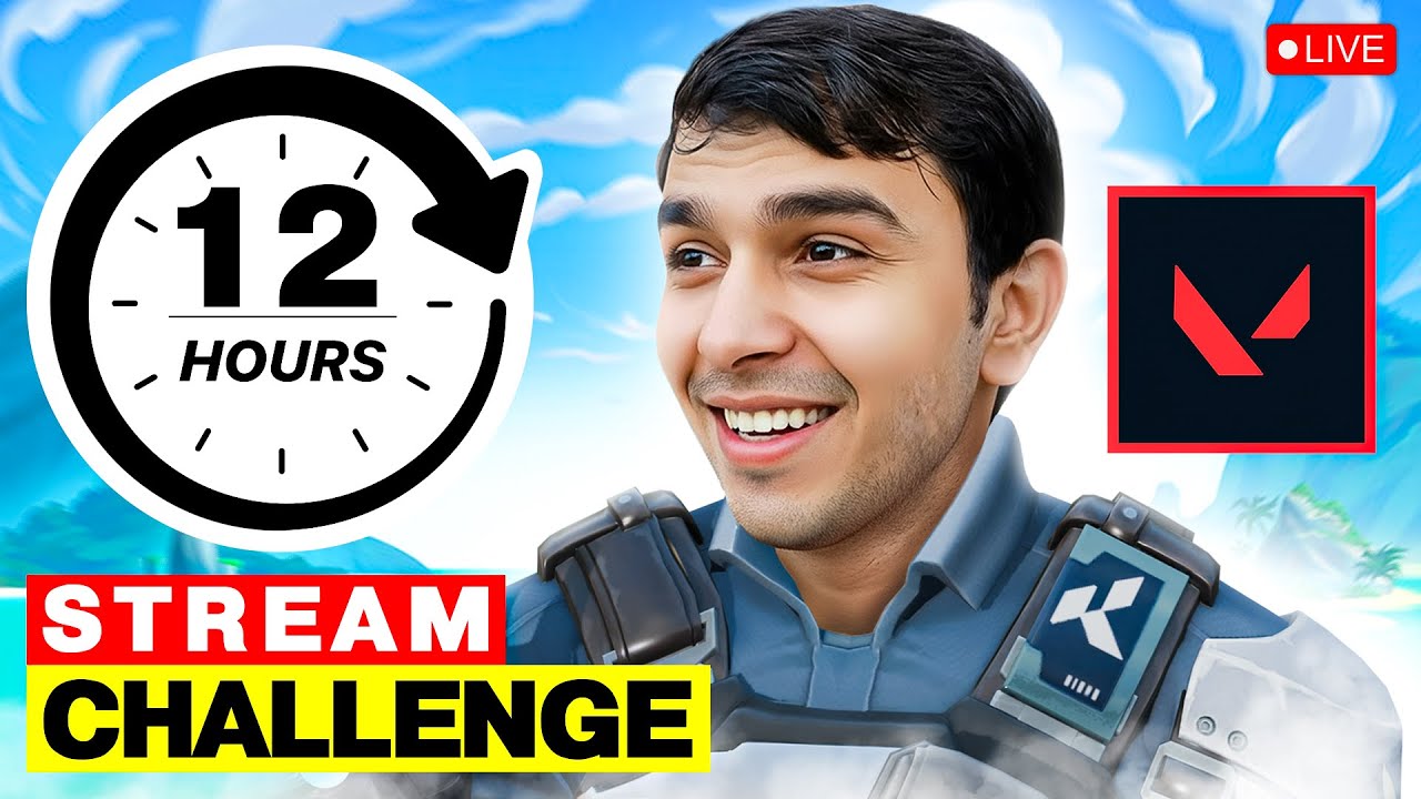 🔴 Can I Survive 12 Hours in Toxic Mumbai Server? 😤 [ 12 Hour Valorant Stream ]