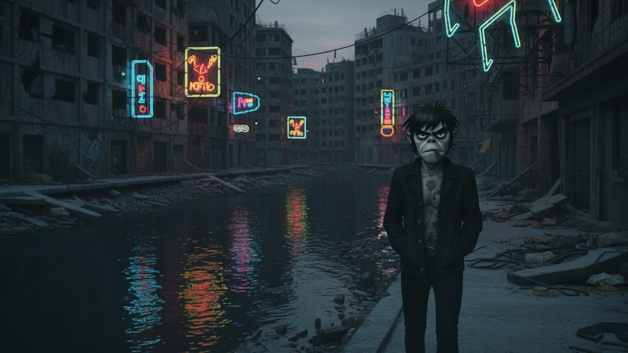 Urban Dystopia - Neon Reflections Inspired AI Trip-Hop Remix [2000s Electro Pop Album]