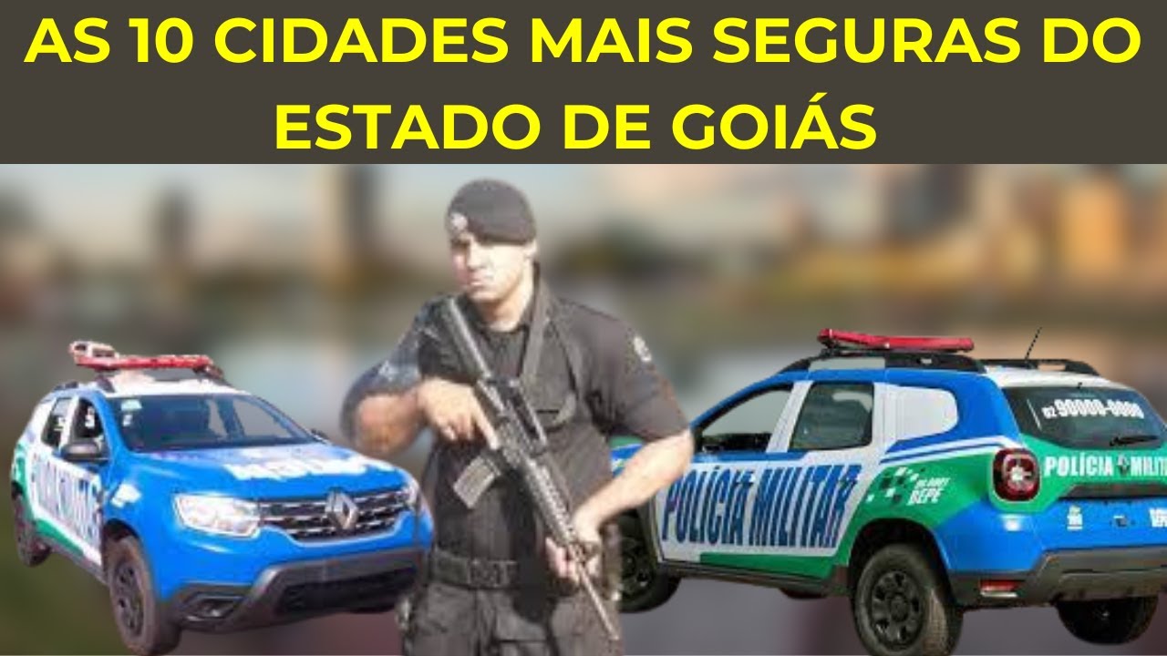 Conheça cada uma das 10 cidades mais seguras de Goiás