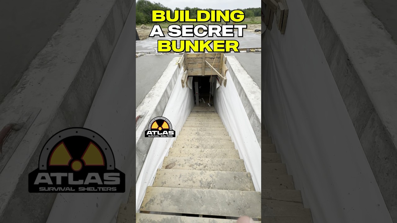Building a SECRET BUNKER? We have the PARTS! #BombShelterSupply #AtlasSurvivalShelters
