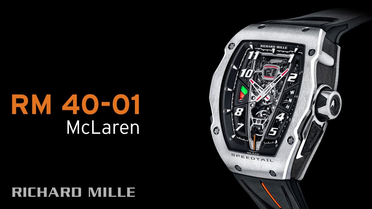 RM 40-01 Automatic Tourbillon McLaren Speedtail — RICHARD MILLE