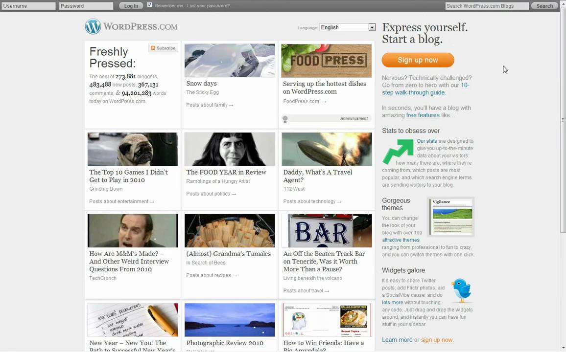 How to Create a Free Blogging Account at WordPress.com