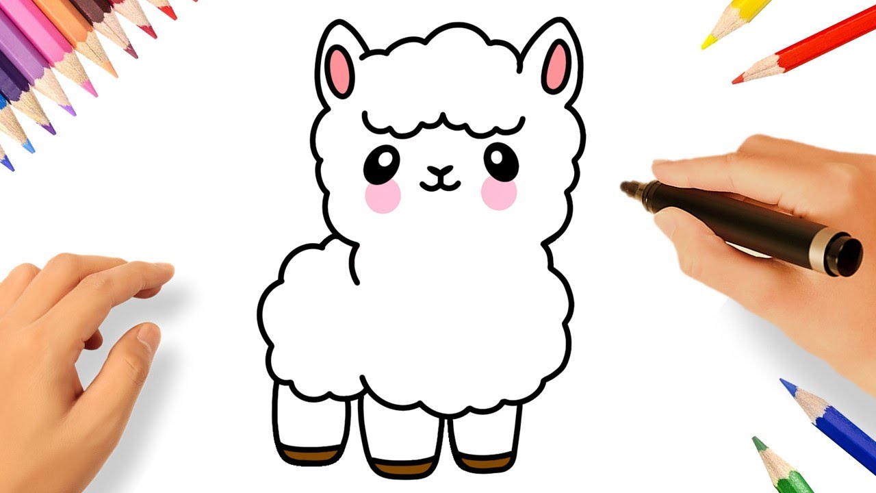 HOW TO DRAW A LLAMA 🎨🦙