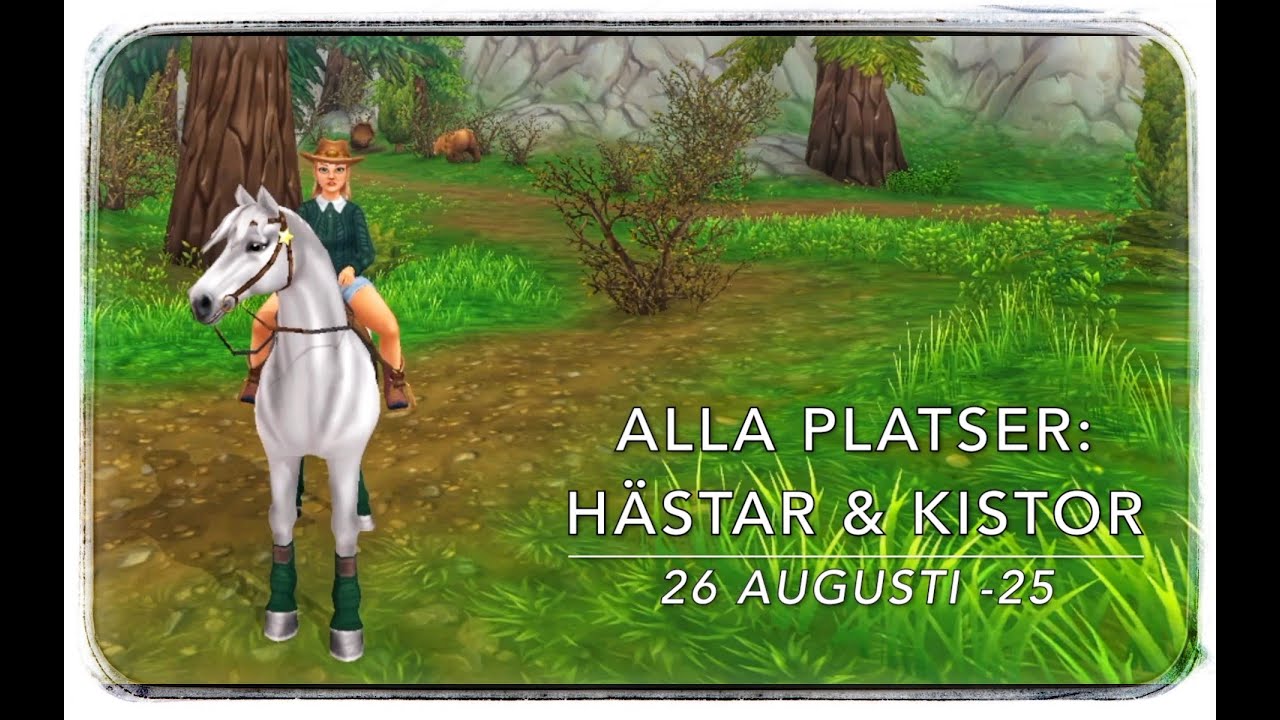 ALLA PLATSER: hästar & kistor (tisdag 26/8) - CAMP WESTERN // Star stable