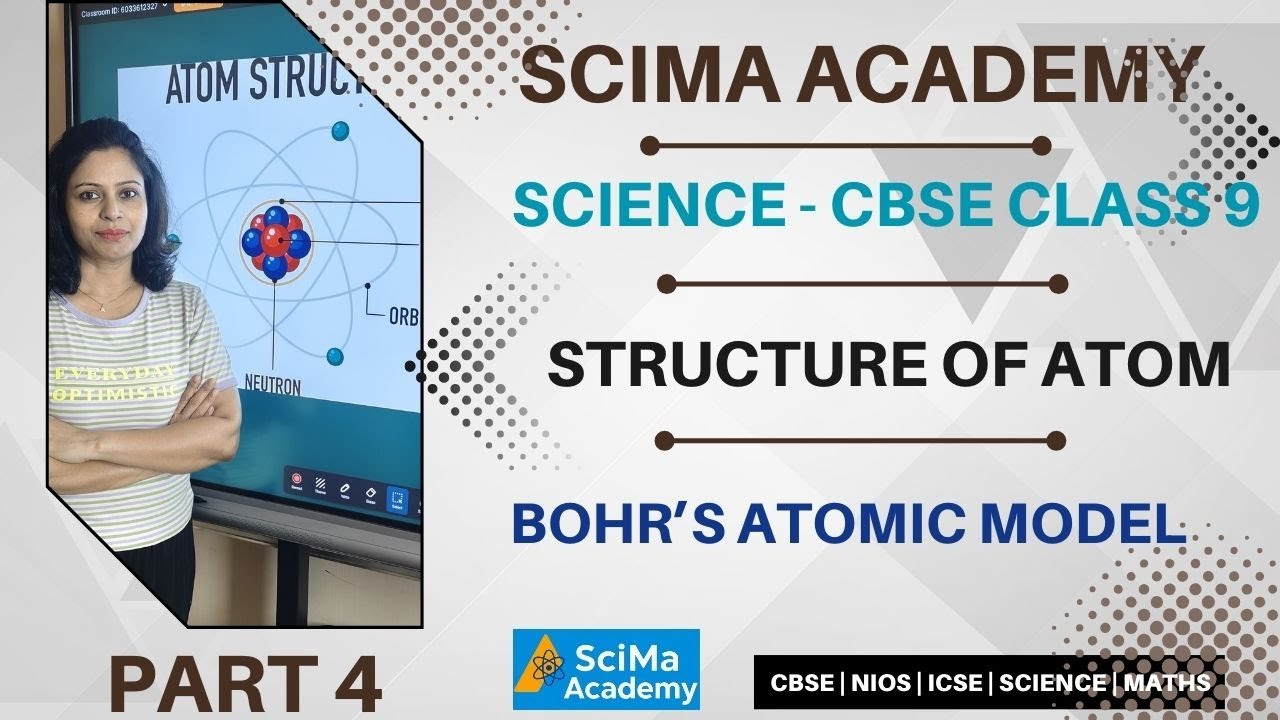 Естествознание 9 класса | Объяснение структуры атома | Модель атома Бора | NCERT CBSE | Правило 2...