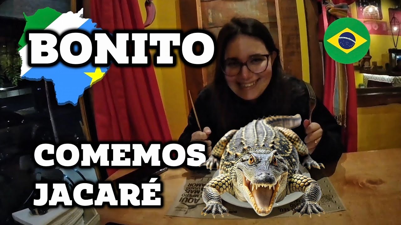 NOSSA JANTA FOI... CARNE DE JACARÉ! 🐊 TRILHA DA BOCA DA ONÇA EM BONITO 🇧🇷