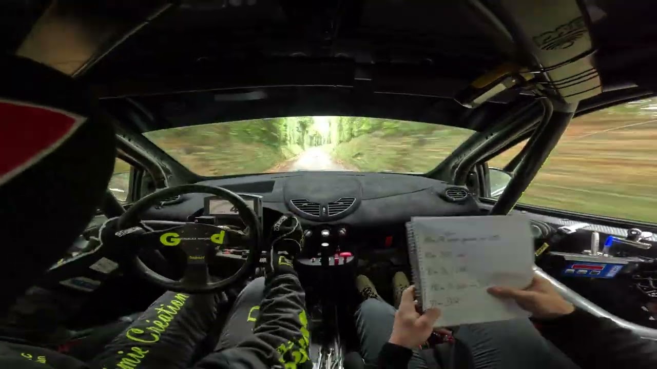 rallye de beuzeville 2024 Coignard / Andrieu Twingo R2. es9