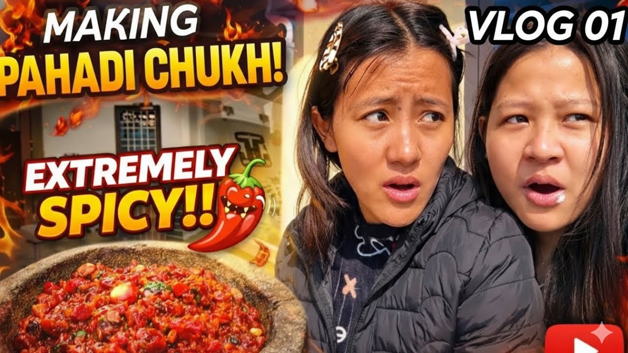 👉 Arunachal Style Pahadi Chukh 🌶️🔥 | Traditional Spicy Chutney | First Vlog