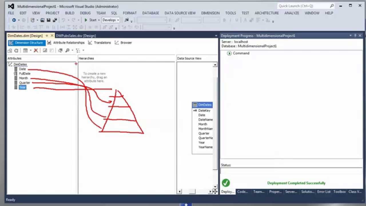 05 Creating an SSAS Date Dimension