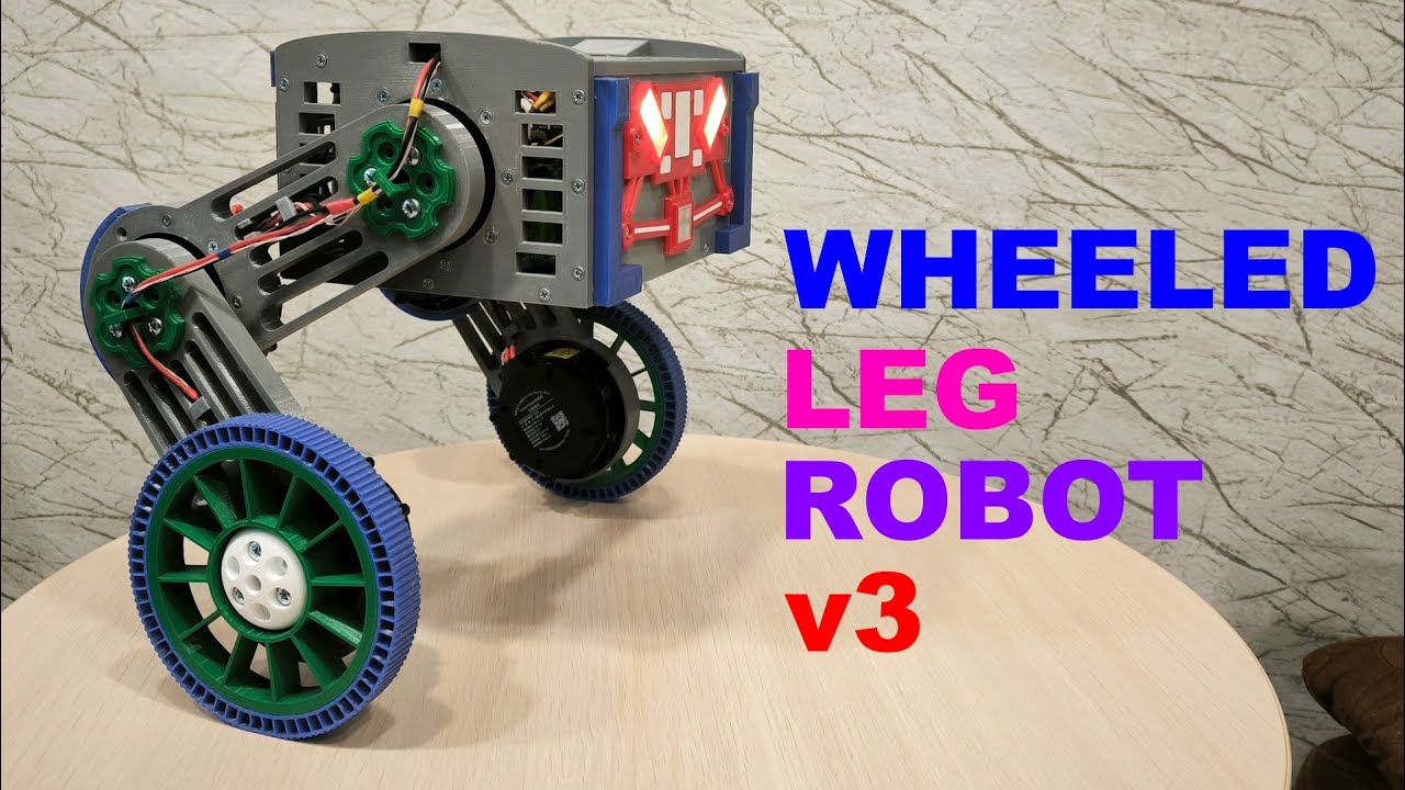 Wheeled-leg self balancing robot ver. 3